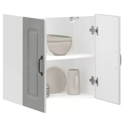  konyhai fali szekrény Kalmar beton szürke színű műfa