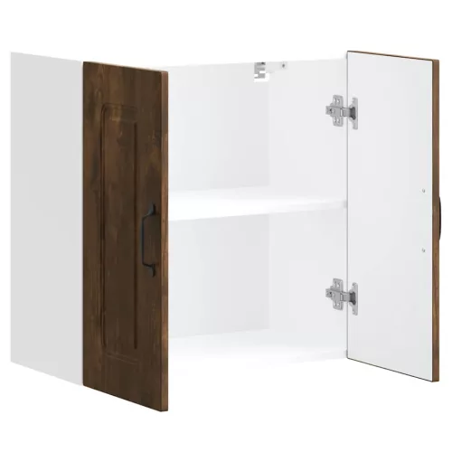  konyhai fali szekrény Kalmar füstölt tölgy fűrészelt fa