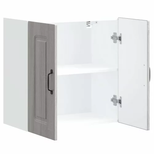  konyhai fali szekrény Kalmar szürke sonoma műfa