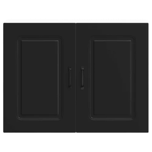  konyhai fali szekrény Kalmar fekete színű fűrészáru