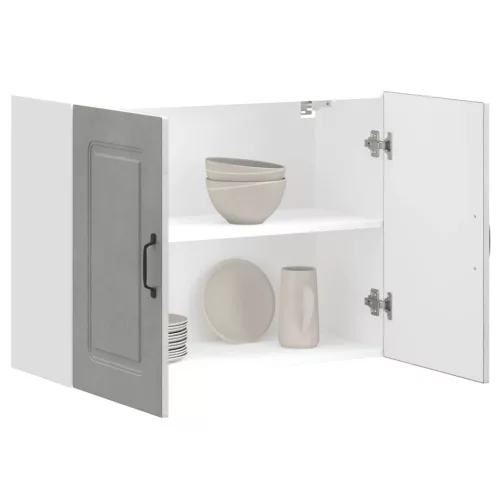  konyhai fali szekrény Kalmar beton szürke színű műfa