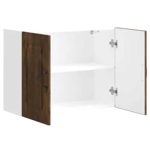  konyhai fali szekrény Kalmar füstölt tölgy fűrészelt fa