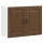  konyhai fali szekrény Kalmar barna tölgy színű műfa