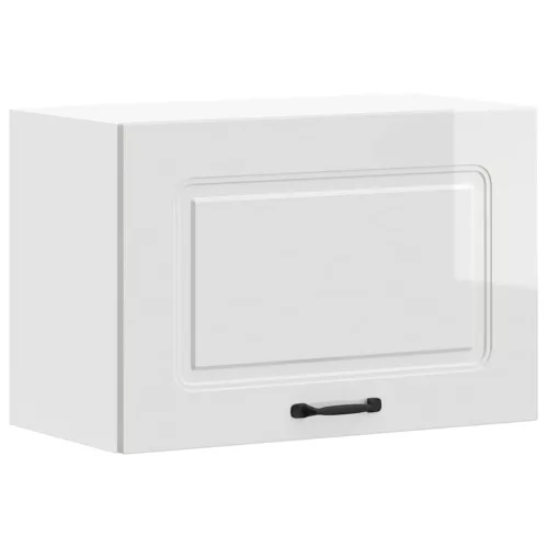  konyhai fali szekrény Kalmar magasfényű fehér színű fából