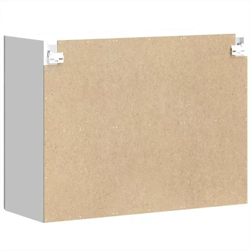  Konyhai fali szekrény üvegajtóval Kalmar szürke sonoma műfa