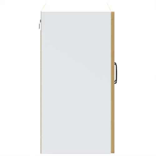  konyhai fali szekrény üvegajtóval Kalmar kézműves tölgy