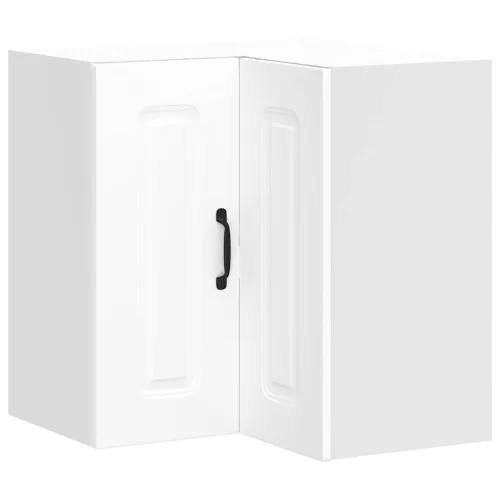  Konyhai fali sarokszekrény Kalmar fehér színű műfa