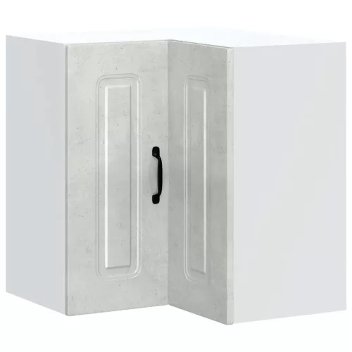  Konyhai fali sarokszekrény Kalmar beton szürke műfa