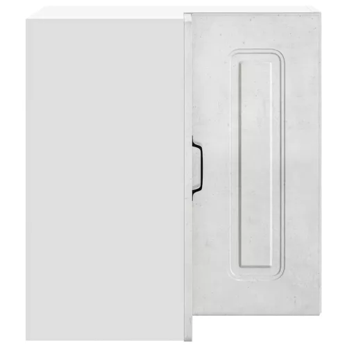  Konyhai fali sarokszekrény Kalmar beton szürke műfa