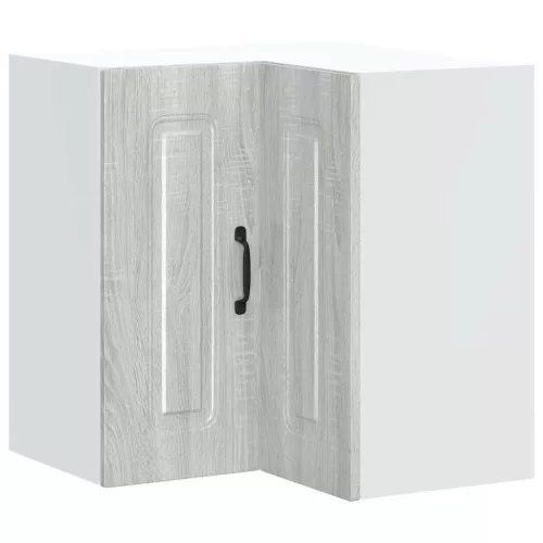  Konyhai fali sarokszekrény Kalmar szürke sonoma műfa