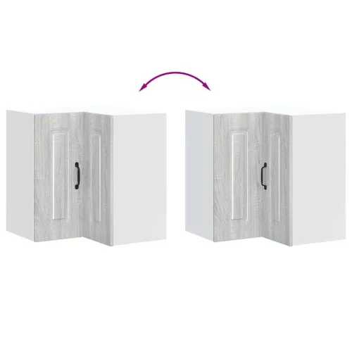  Konyhai fali sarokszekrény Kalmar szürke sonoma műfa