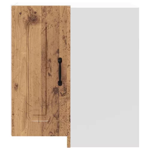  Konyhai fali sarokszekrény Kalmar régi fából színű műfa