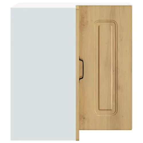  konyhai fali sarokszekrény Kalmar kézműves tölgy műszaki fa