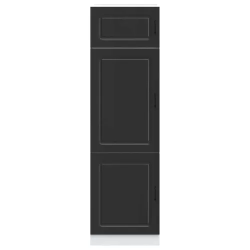  konyhaszekrény Kalmar fekete színű műfa