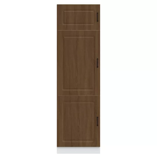  Kalmar barna tölgy színű szerelt fa konyhaszekrény