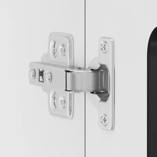  Konyhai fali szekrény üvegajtóval Kalmar fekete színű fűrészáru