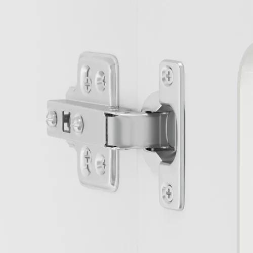  Konyhai fali szekrény üvegajtóval Kalmar magasfényű fehér színű