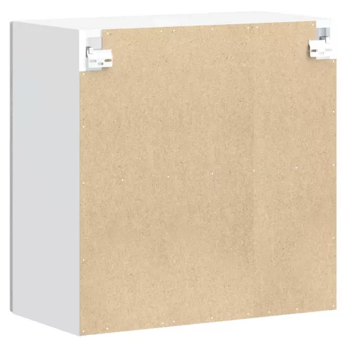  Konyhai fali szekrény üvegajtóval Kalmar szürke sonoma műfa