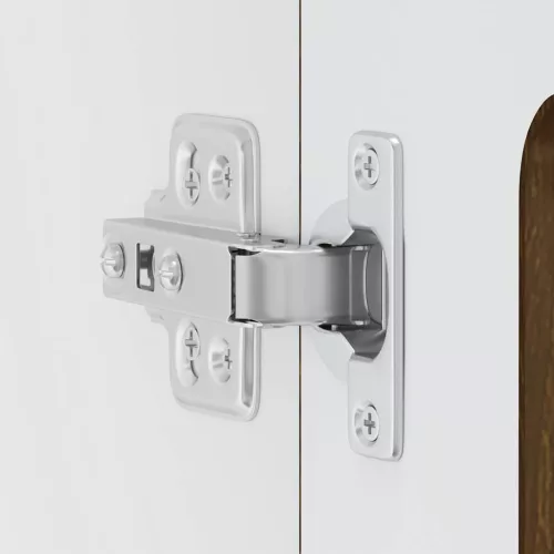  Konyhai fali szekrény üvegajtóval Kalmar barna tölgy színű műfa