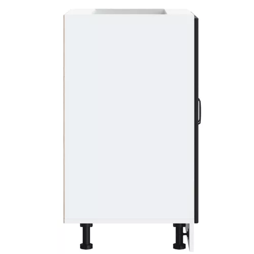  mosdóaljzatos szekrény Lucca fekete szerelt fa