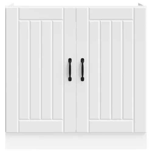  mosdóaljzatos szekrény Lucca fehér szerelt fa