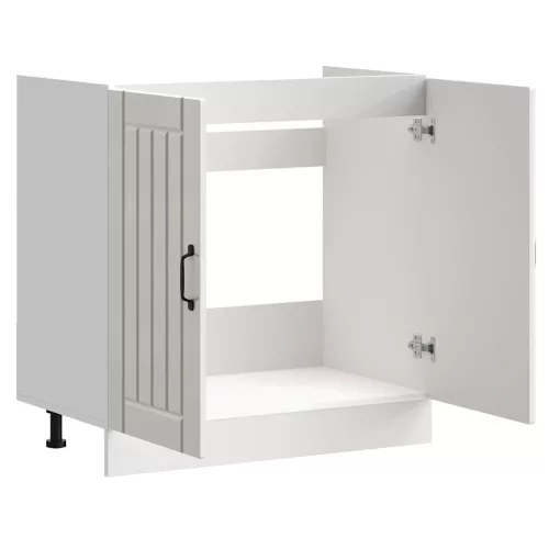  mosdóaljzatos szekrény Lucca magasfényű fehér szerelt fa