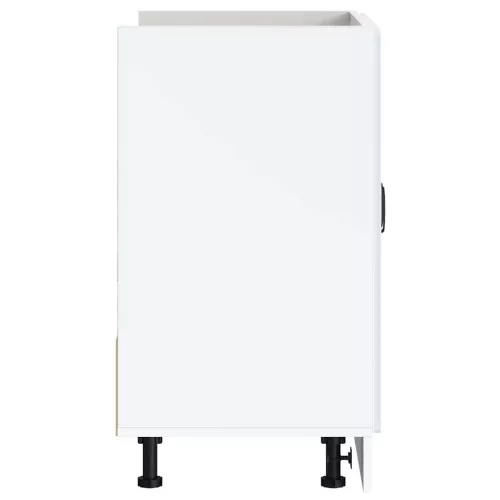  mosdóaljzatos szekrény Lucca magasfényű fehér szerelt fa