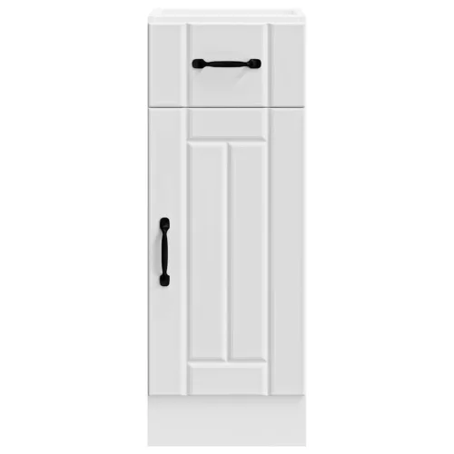  Konyhai alsó szekrény Lucca fehér szerelt fa