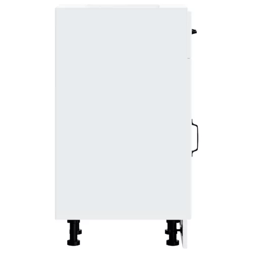  Konyhai alsó szekrény Lucca fehér szerelt fa