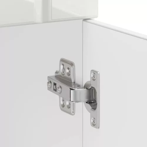  Konyhai alsó szekrény Lucca magasfényű fehér szerelt fa