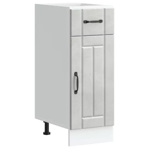  Konyhai alsó szekrény Lucca betonszürke szerelt fa