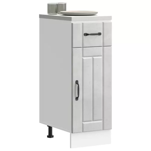  Konyhai alsó szekrény Lucca betonszürke szerelt fa