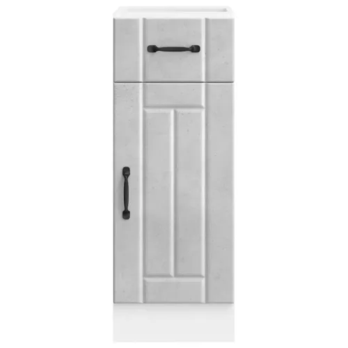  Konyhai alsó szekrény Lucca betonszürke szerelt fa