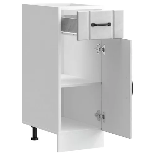  Konyhai alsó szekrény Lucca betonszürke szerelt fa