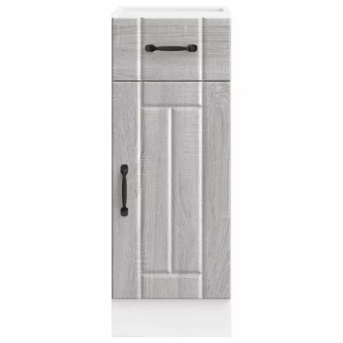  Konyhai alsó szekrény Lucca szürke sonoma szerelt fa