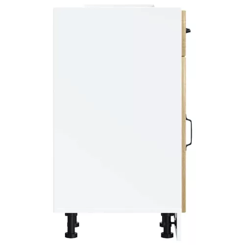  Konyhai alsó szekrény Lucca kézműves tölgy szerelt fa