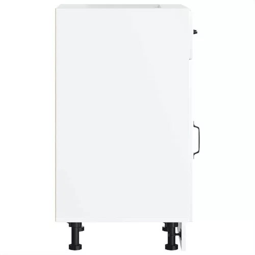  Konyhai alsó szekrény Lucca fehér szerelt fa