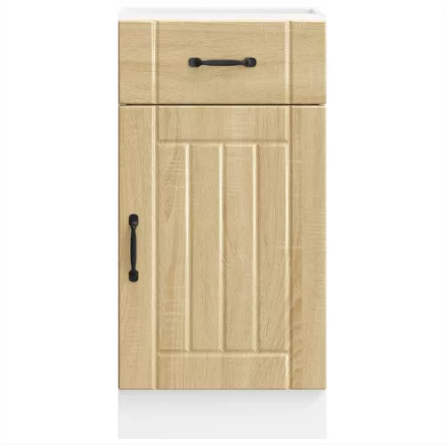  Konyhai alsó szekrény Lucca sonoma tölgy szerelt fa