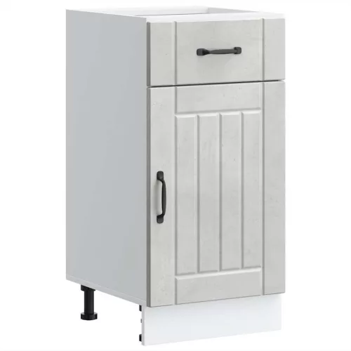  Konyhai alsó szekrény Lucca betonszürke szerelt fa