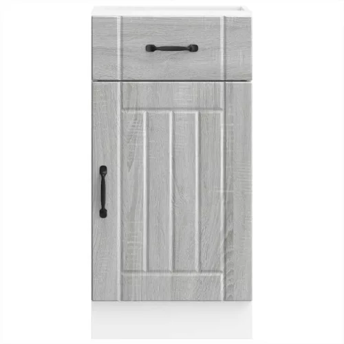  Konyhai alsó szekrény Lucca szürke sonoma szerelt fa