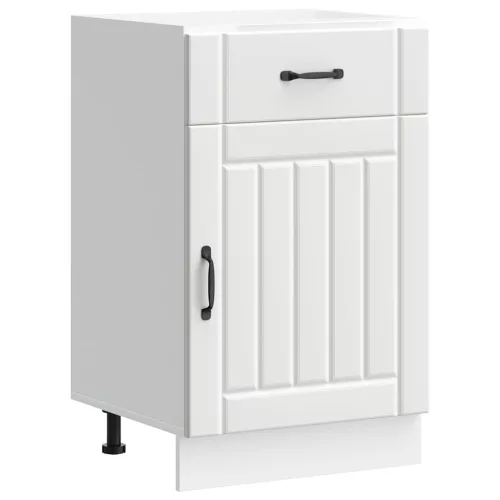  Konyhai alsó szekrény Lucca fehér szerelt fa