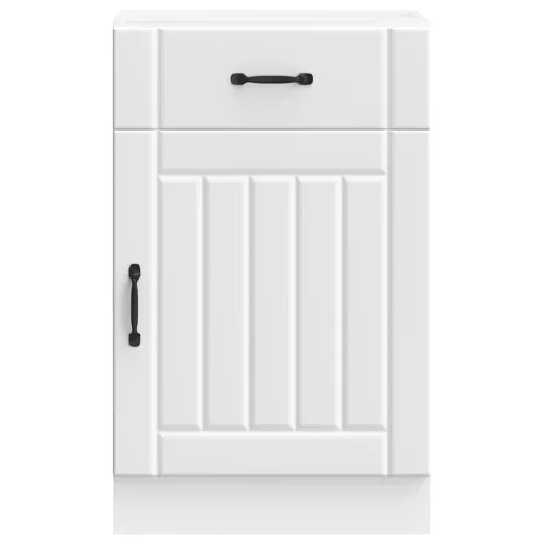  Konyhai alsó szekrény Lucca fehér szerelt fa