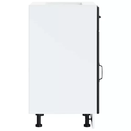  Konyhai alsó szekrény Lucca fekete szerelt fa