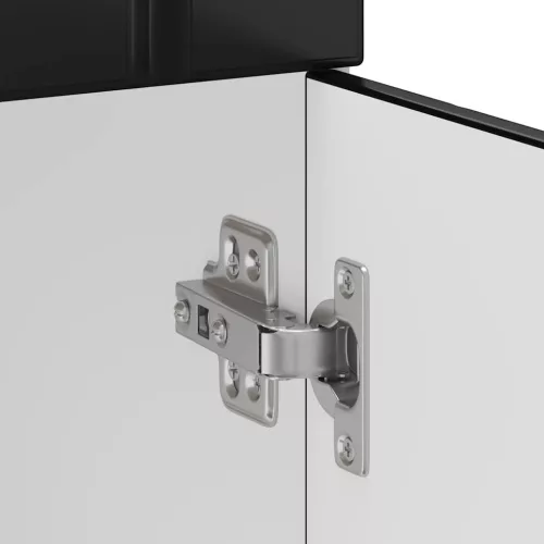  Konyhai alsó szekrény Lucca fekete szerelt fa