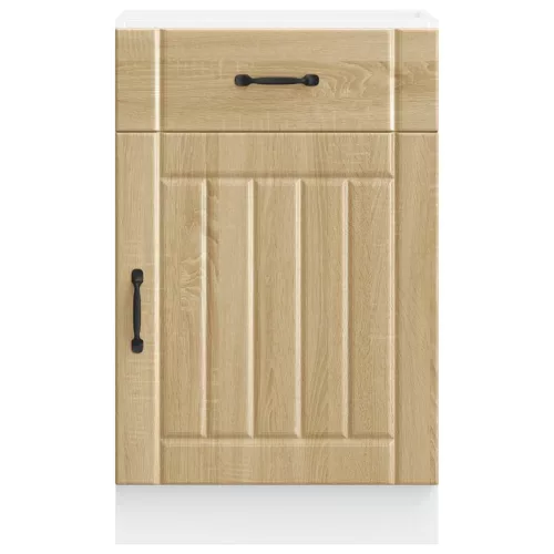  Konyhai alsó szekrény Lucca sonoma tölgy szerelt fa