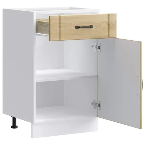  Konyhai alsó szekrény Lucca sonoma tölgy szerelt fa