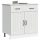  Konyhai alsó szekrény Lucca fehér szerelt fa