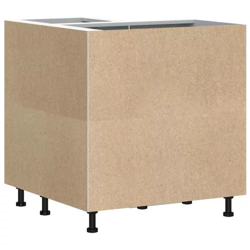  Konyhai sarok alsó szekrény Lucca magasfényű fehér szerelt fa