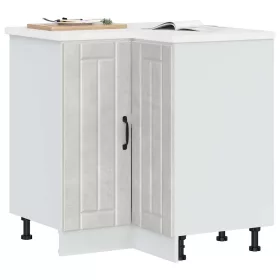  Konyhai sarok alsó szekrény Lucca betonszürke szerelt fa