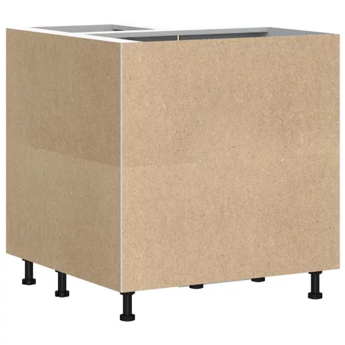  Konyhai sarok alsó szekrény Lucca barna tölgy szerelt fa